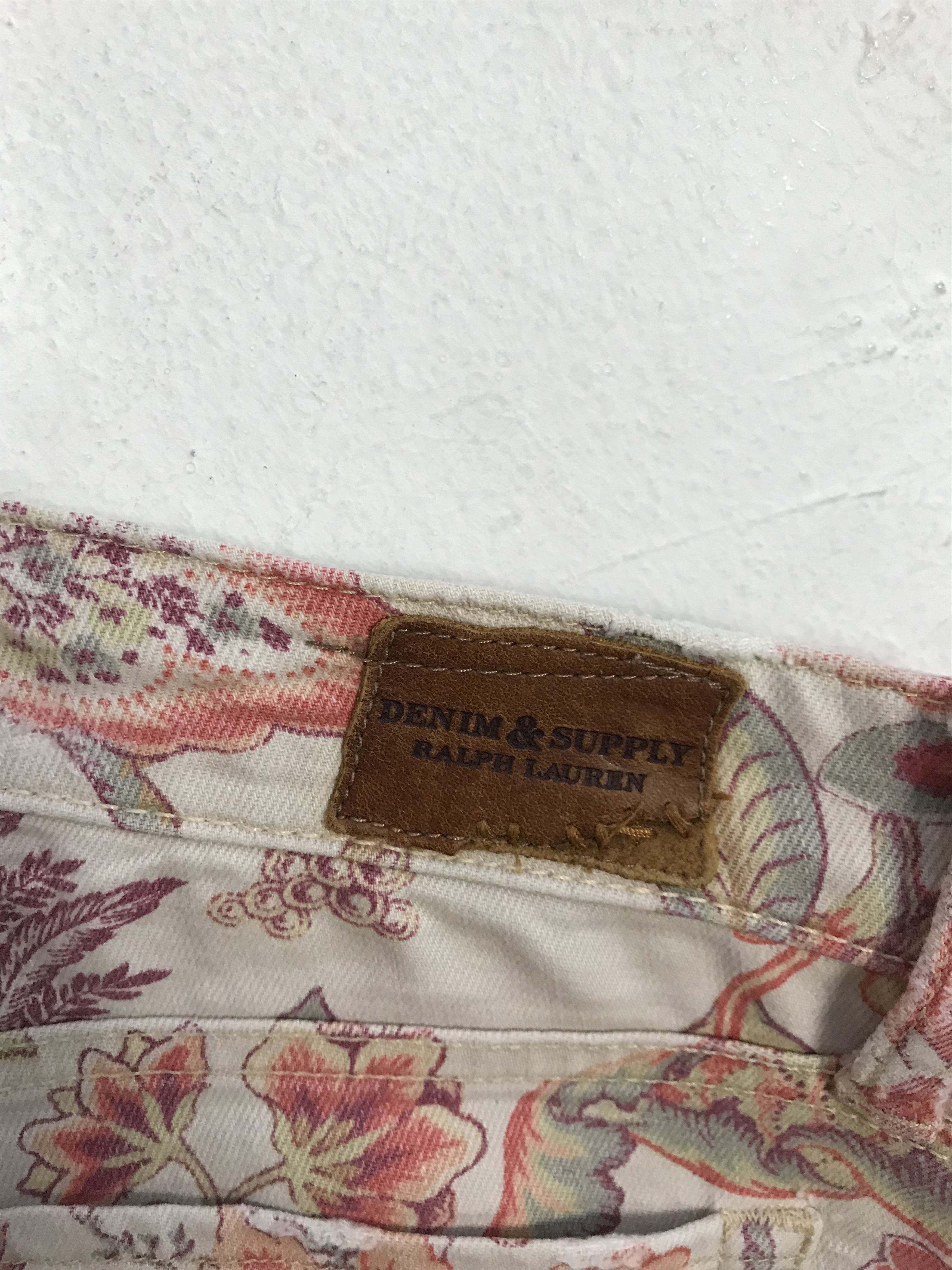 Ralph Lauren Ralph Lauren Denim Pant Paisley Art All Over Printed Size 29" - 5 Thumbnail