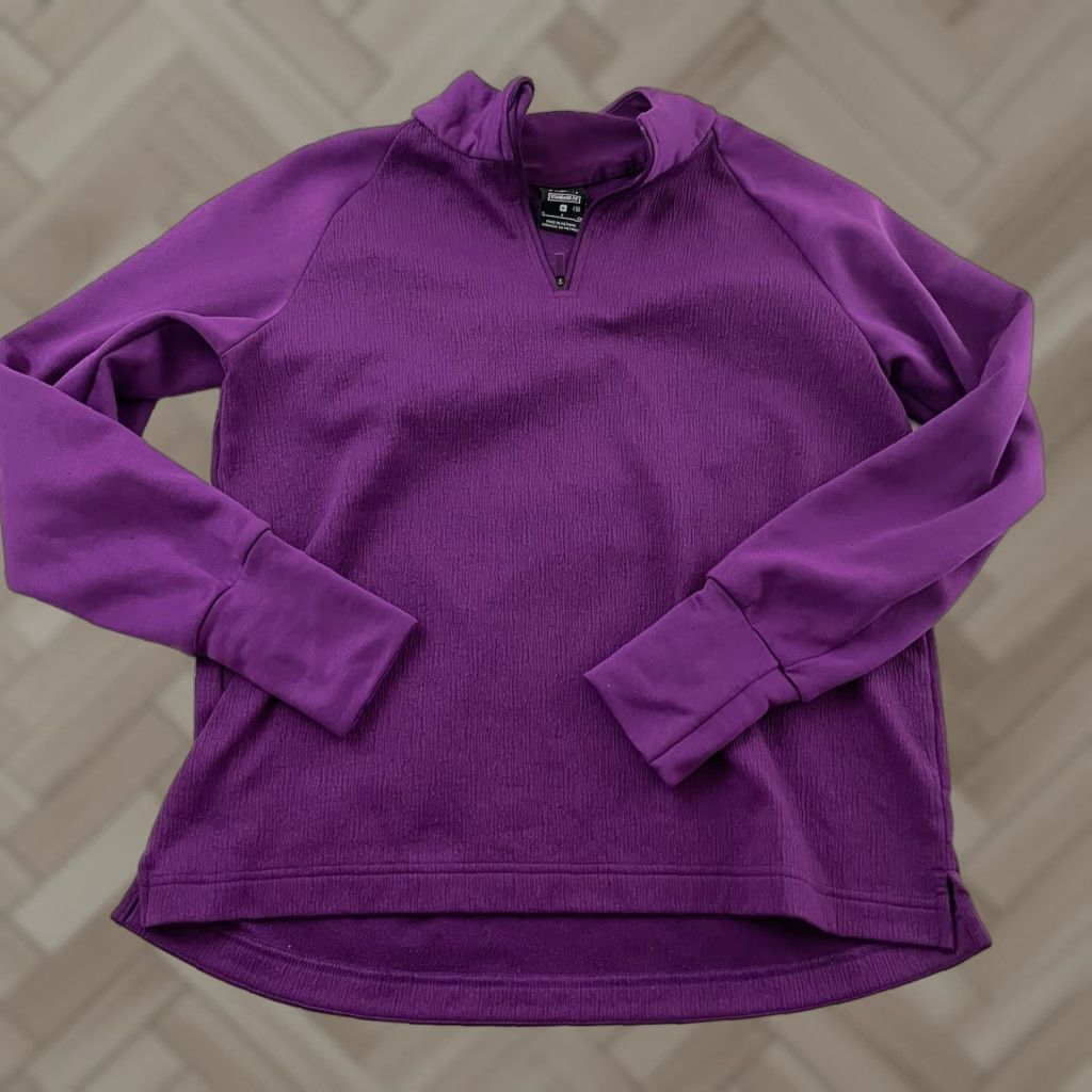 Nike Nike Dri-Fit Pullover Jacket Women's Small Purple Size S / US 4 / IT 40 - 1 Thumbnail