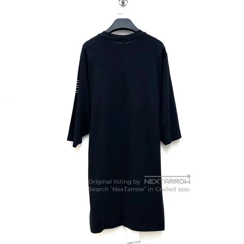 Rick Owens Rick Owens size os Three-bar long T-shirt Size US M / EU 48-50 / 2 - 2 Thumbnail