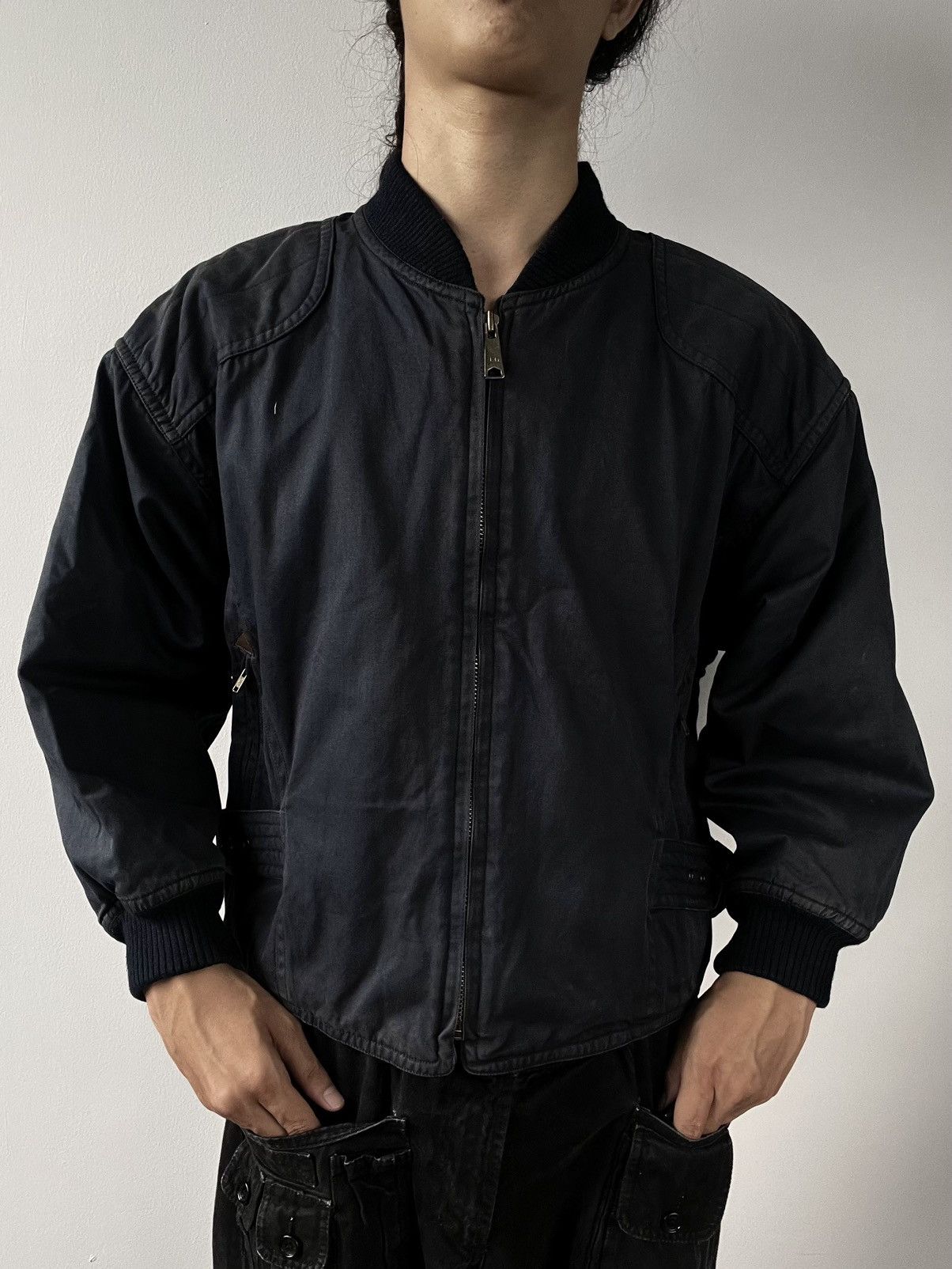 研*！様 80's ISSEY MIYAKE Bomber jacket【IS】 80s Issey Miyake I.S Bomber Jacket