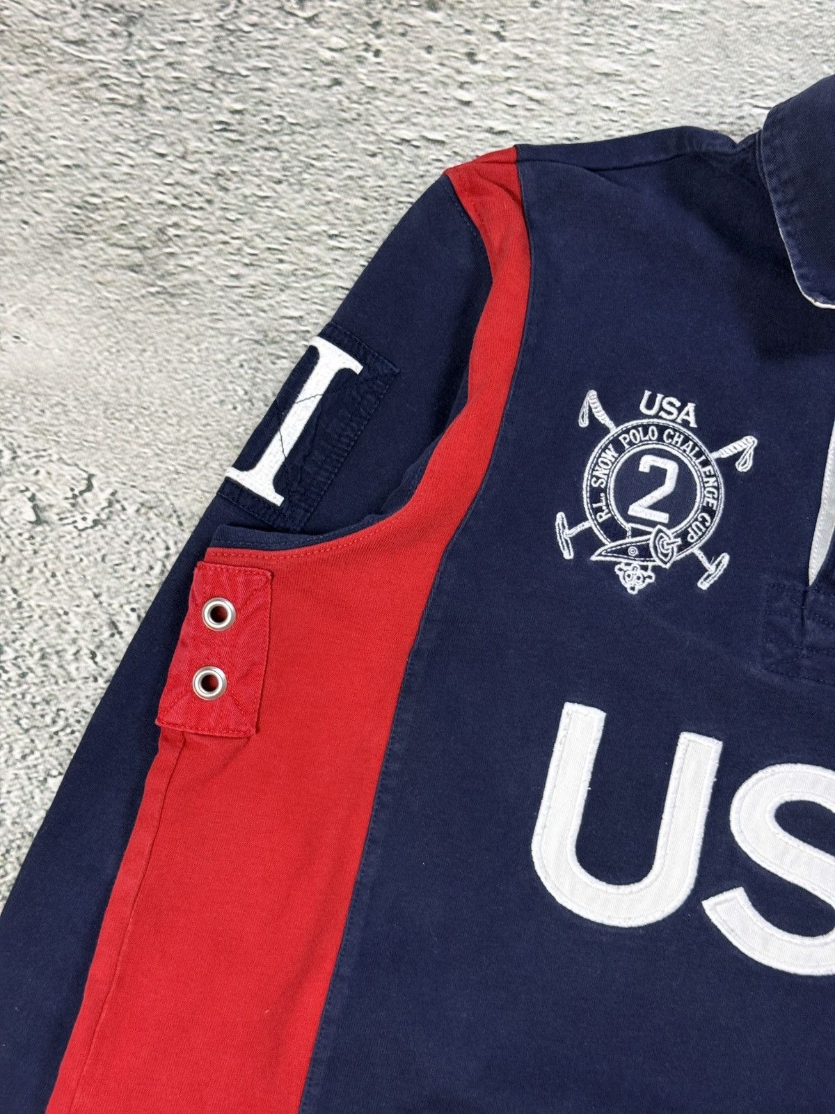 Ralph Lauren Chief Keef Polo Ralph Lauren USA big pony longsleeve Size US M / EU 48-50 / 2 - 2 Thumbnail