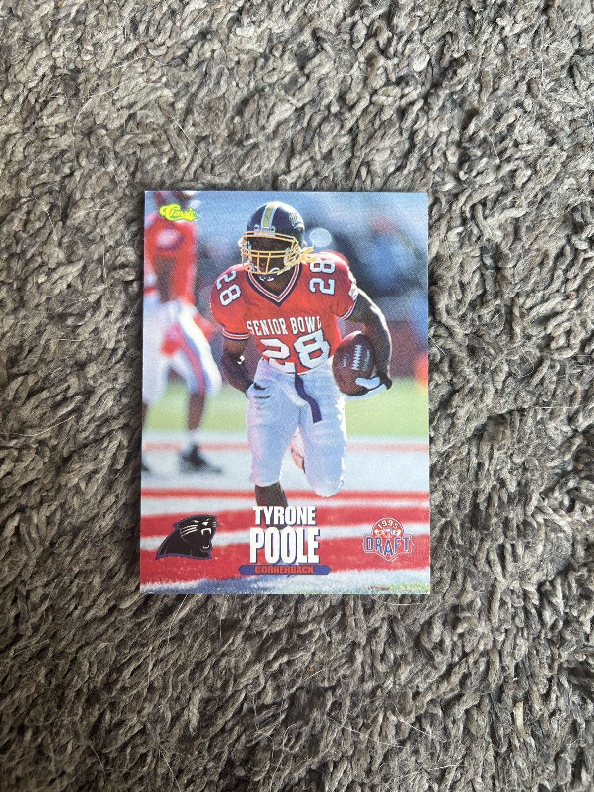 NFL 1995 Classic #22 Tyrone Poole Card Size ONE SIZE - 1 Thumbnail