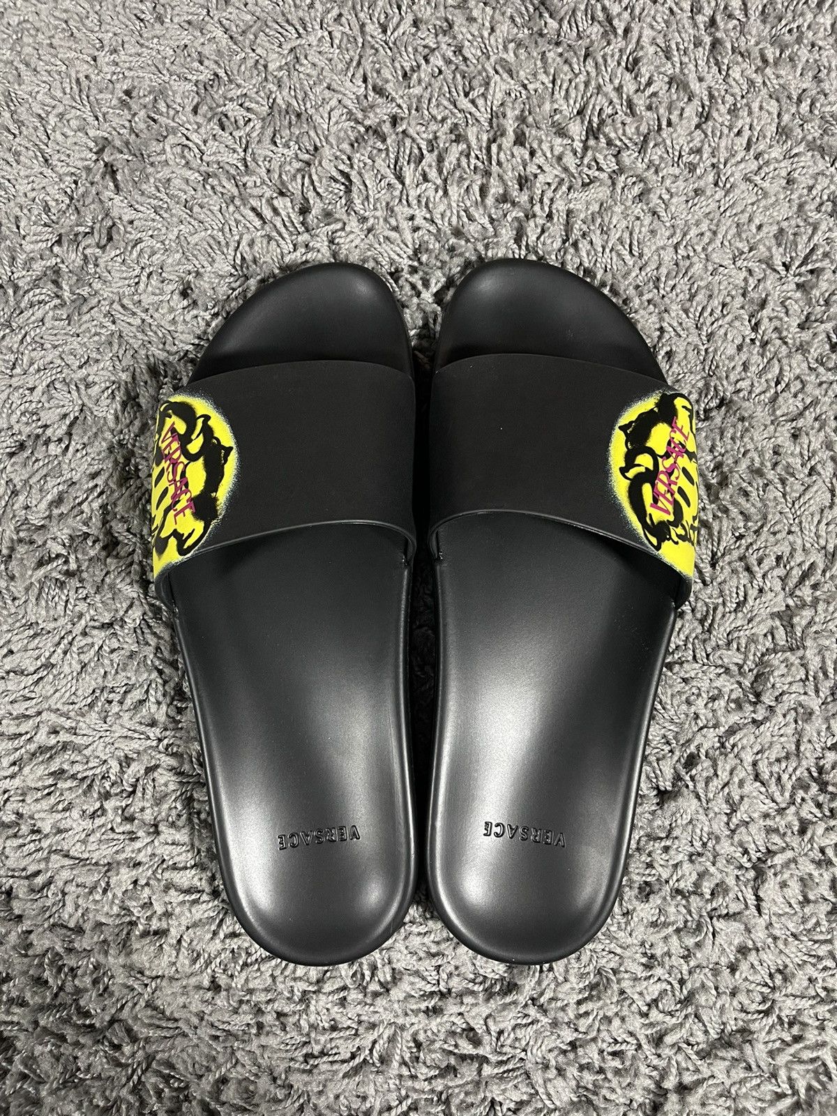 Versace Versace Smile Face Slipper Slide Sandal Size US 9.5 / EU 42-43 - 2 Thumbnail