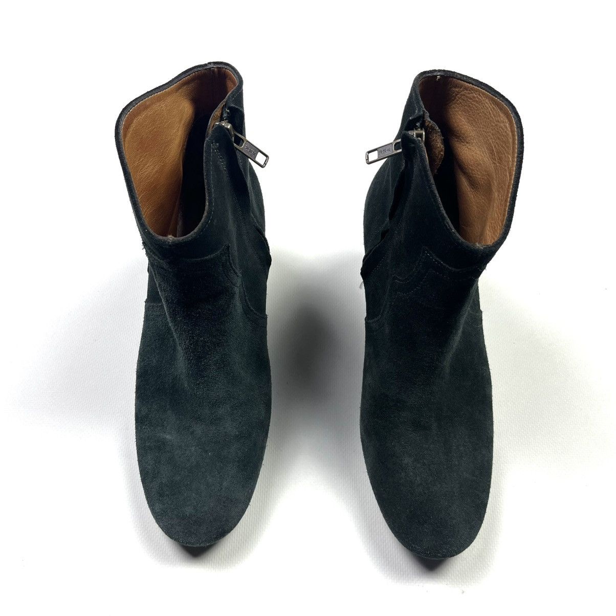 Cowboy Equipment × Isabel Marant × Isabel Marant Etoile ISABEL MARANT Dicker Suede Ankle Boots Cowboy Size US 7 / IT 37 - 2 Thumbnail