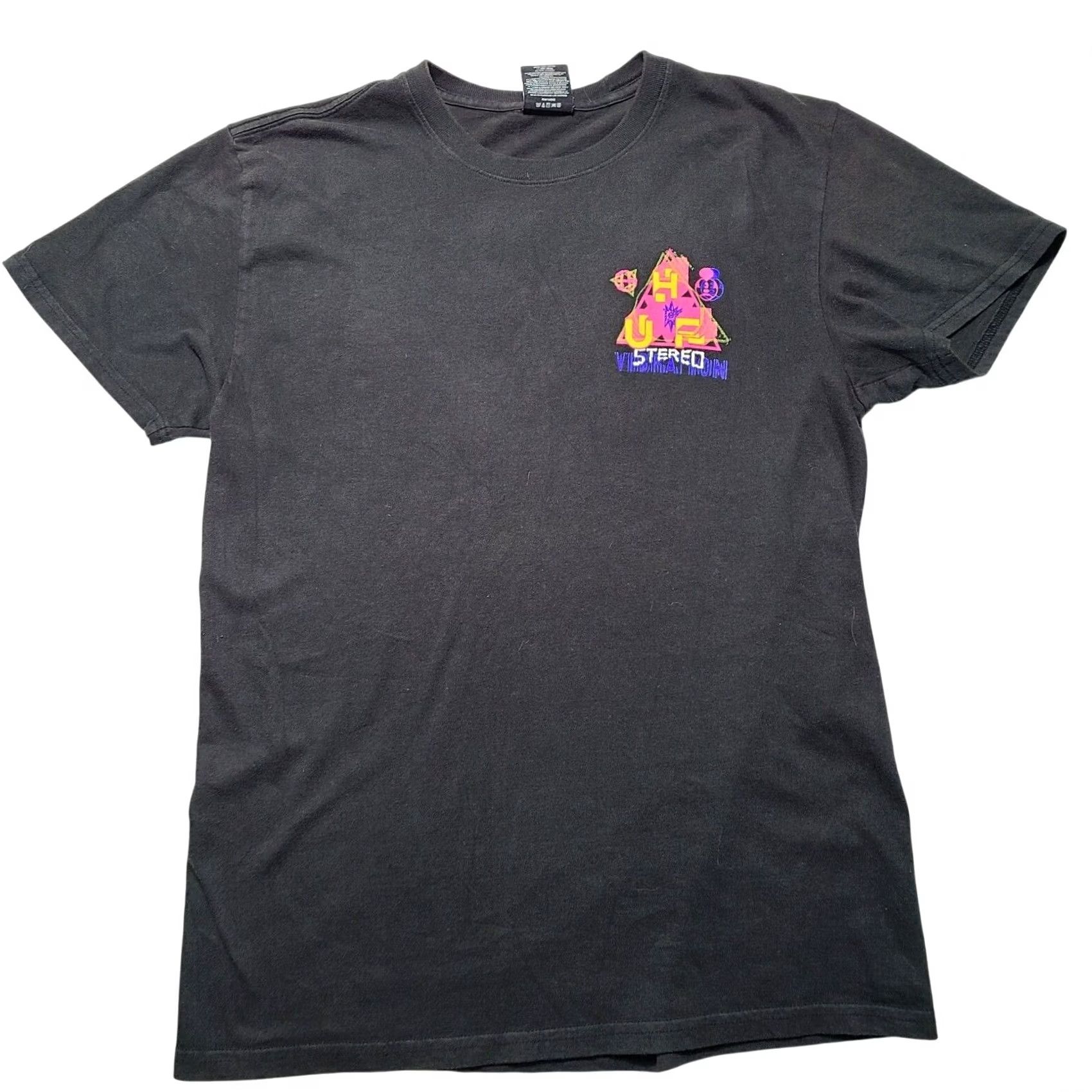 Huf HUF Worldwide T-Shirt Black Explosions of the Consciousness Men’s Small Shirt Mens Black S USA 90s Consciousness Vintage Size US S / EU 44-46 / 1 - 3 Thumbnail