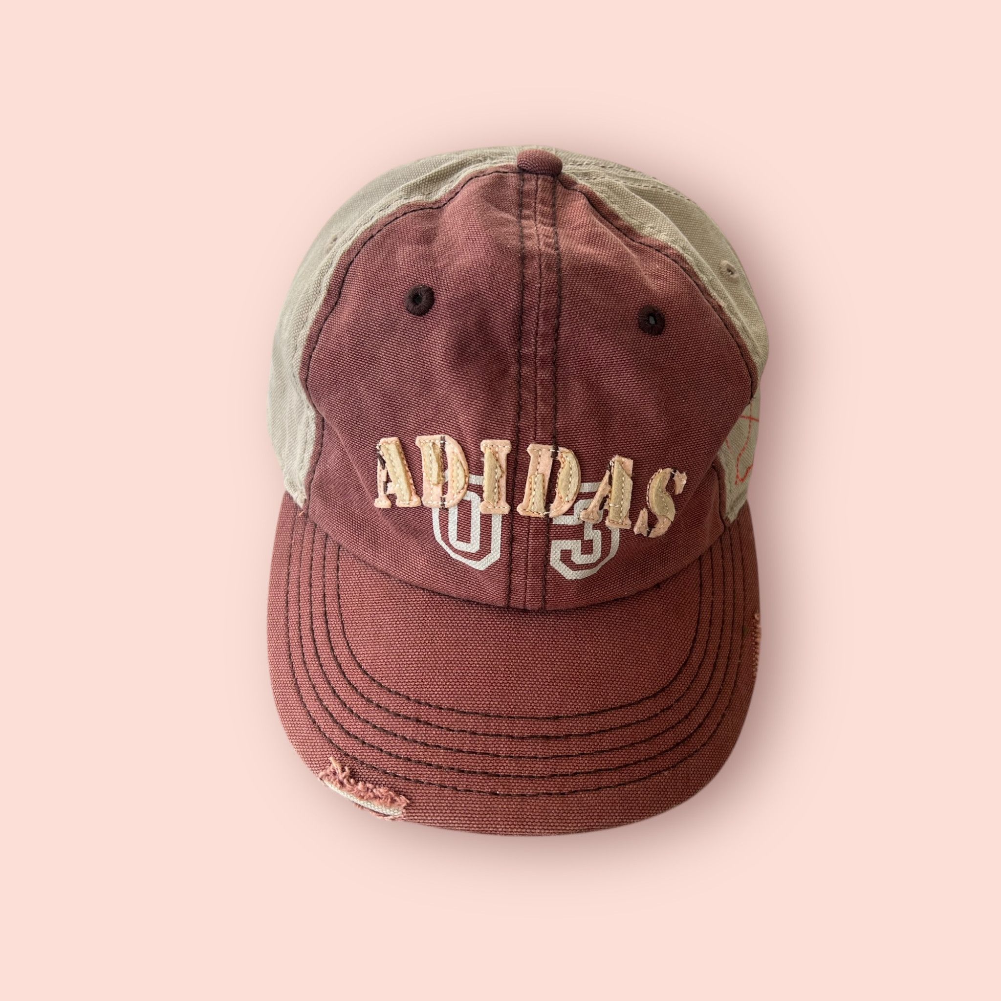 Adidas × Japanese Brand × Vintage DISTRESSED ADIDAS ALWAYS COOL STRAPBACK CAP Size ONE SIZE - 6 Thumbnail