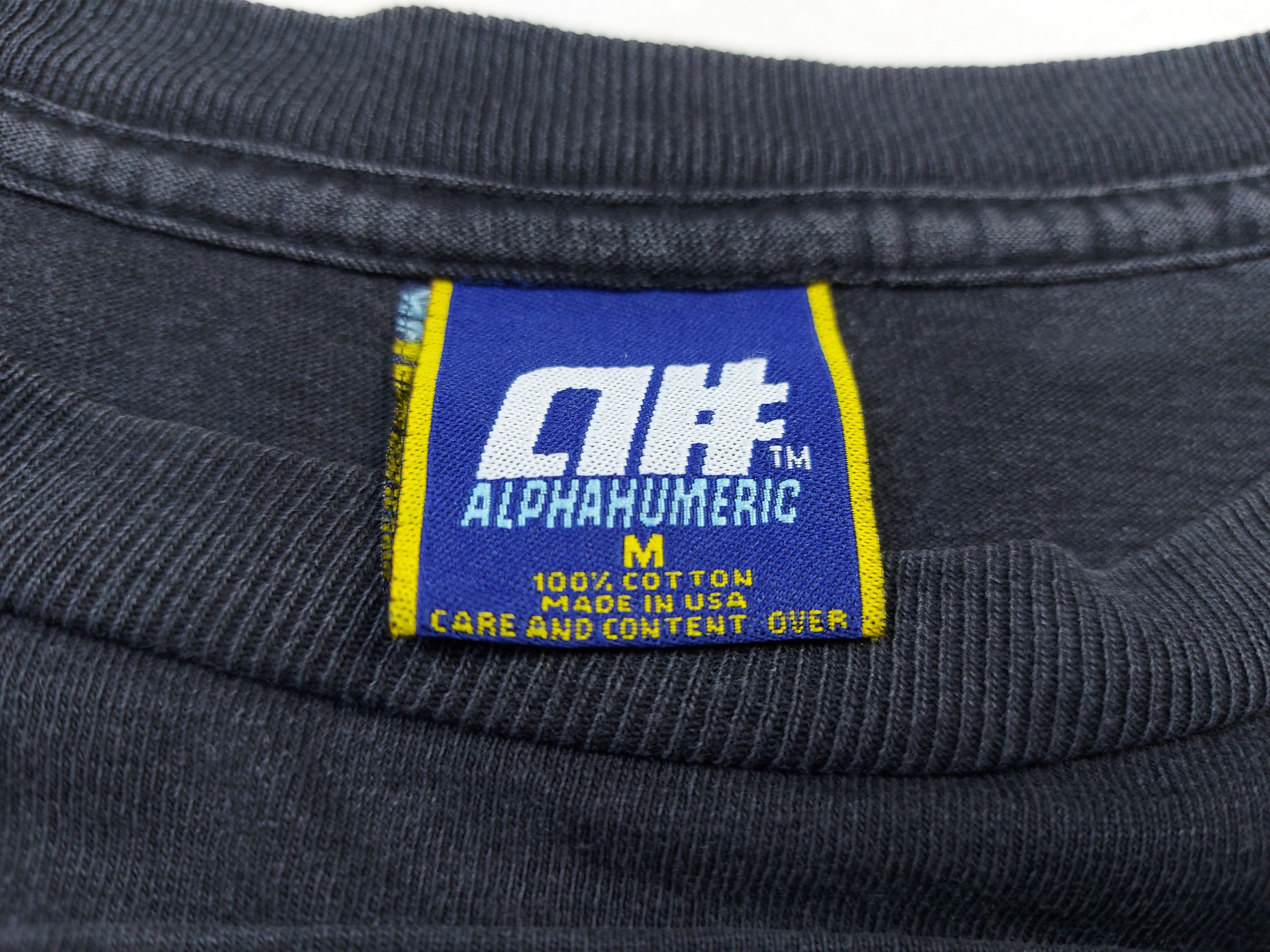 Alphanumeric Vintage 90s Y2K A# Alphanumeric Clothing Skateboard TEE Size US M / EU 48-50 / 2 - 8 Thumbnail