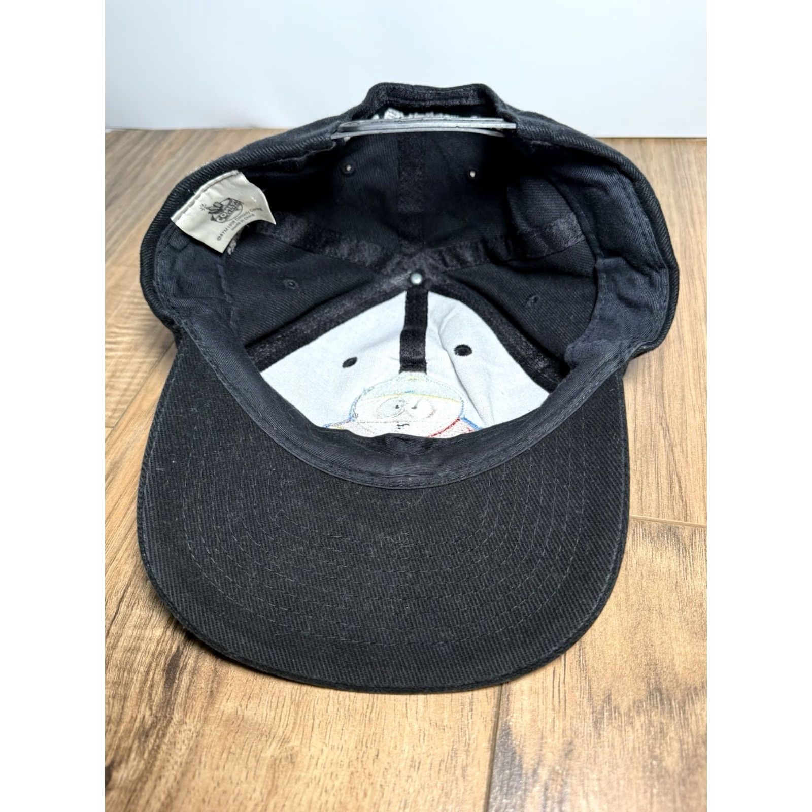 Vintage VINTAGE Comedy Central Cartman South Park Hat Cap Black One Size Men Adjustable Baseball Cap Size US M / EU 48-50 / 2 - 4 Thumbnail