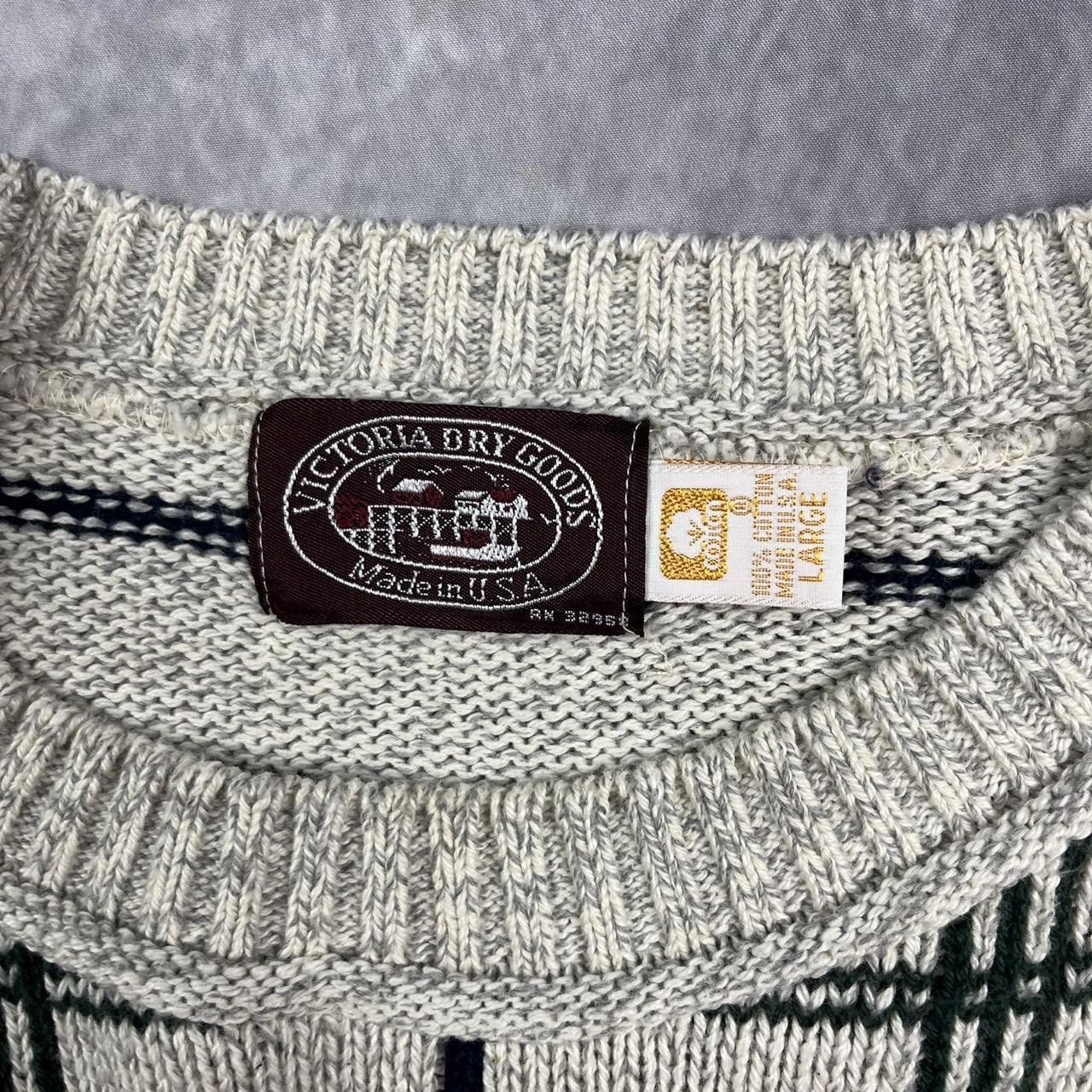 Designer Vintage knit sweater Size L / US 10 / IT 46 - 3 Thumbnail