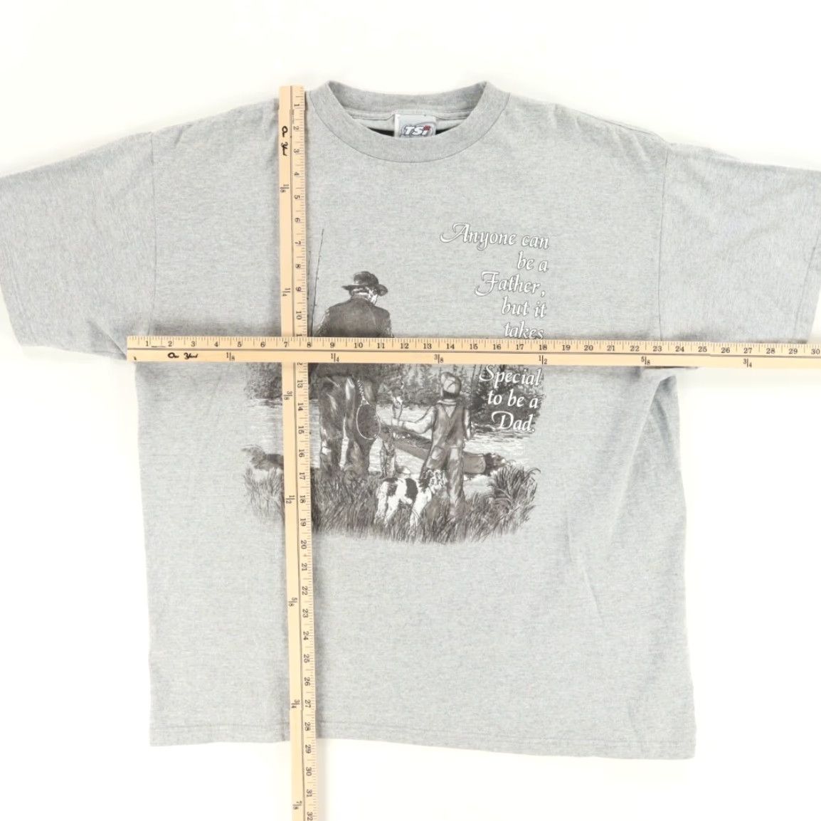 Vintage VTG TSI Sportswear Shirt Men XL Gray Special Dad Outdoors T-Shirt Vintage Size US XL / EU 56 / 4 - 3 Thumbnail