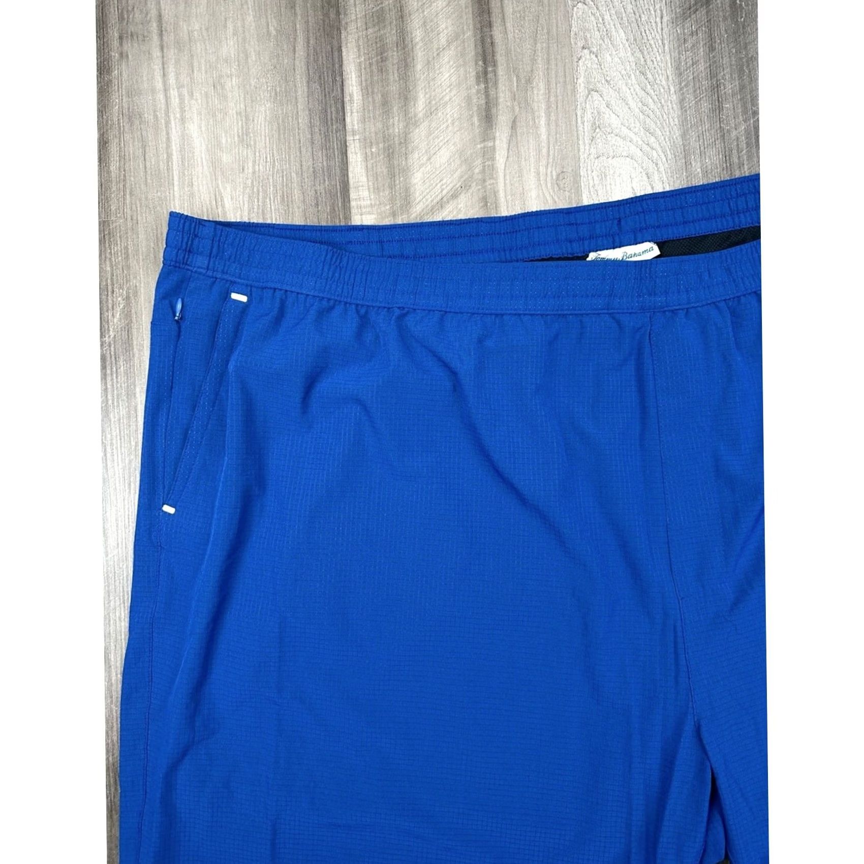 Tommy Bahama VINTAGE Tommy Bahama Island Zone Monterey Coast Cobalt Haze Lined Hybrid Shorts 5XLB Mens Big 5X Blue Pants Shorts Size US 39 - 5 Thumbnail