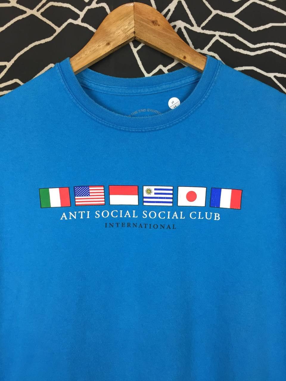Anti Social Social Club Anti Social Social Club ASSC International Flags Graphic Tee Size US M / EU 48-50 / 2 - 6 Thumbnail