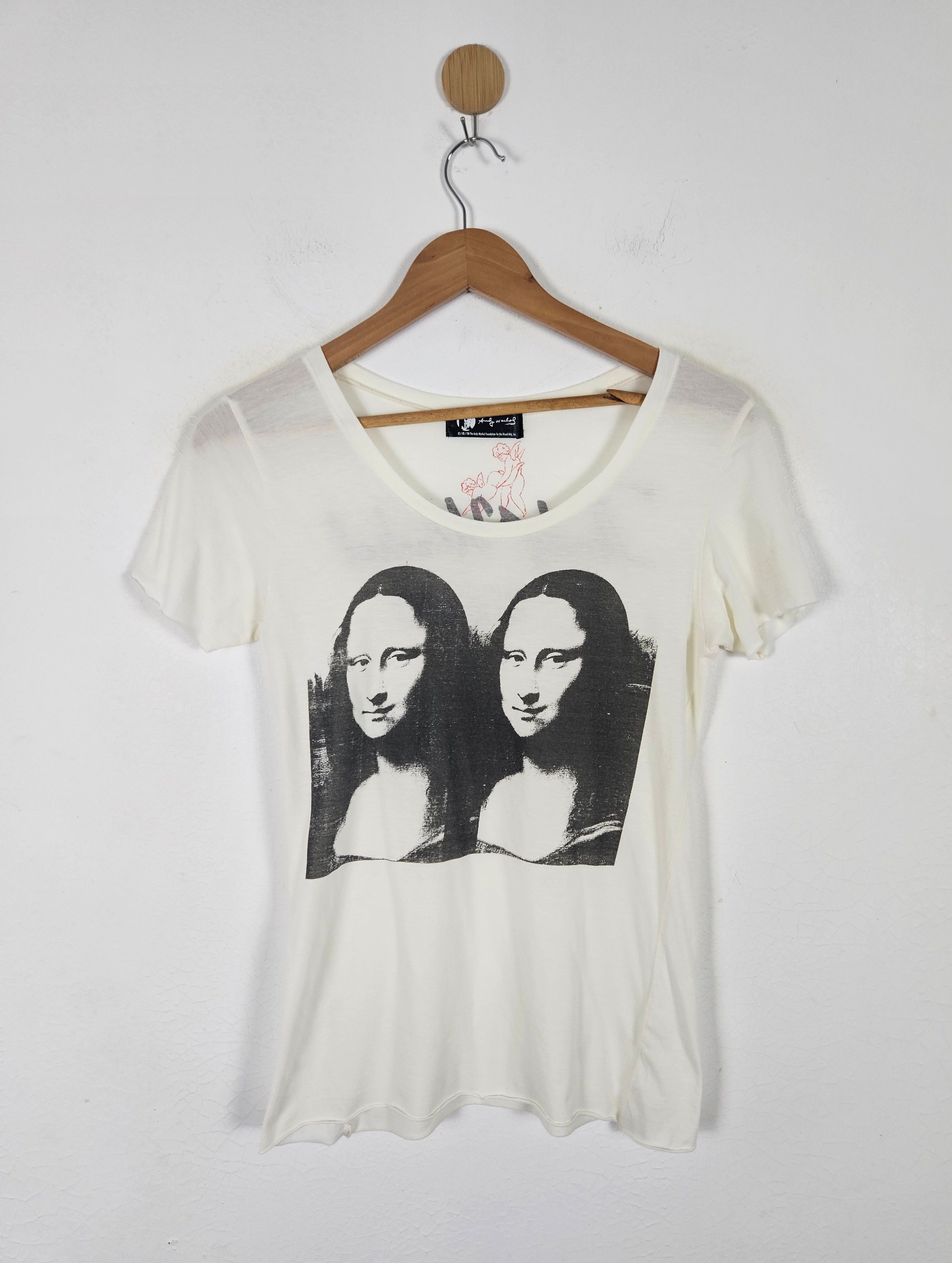 Andy Warhol × Hysteric Glamour Hysteric Glamour Andy Warhol Monalisa pop art shirt Size S / US 4 / IT 40 - 1 Thumbnail