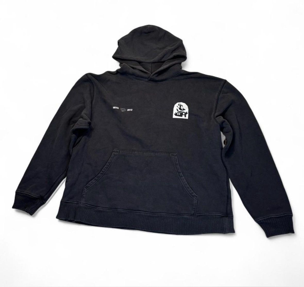 Elwood Elwood Black Graphic Hoodie “Vertical Worship” Size US M / EU 48-50 / 2 - 1 Thumbnail