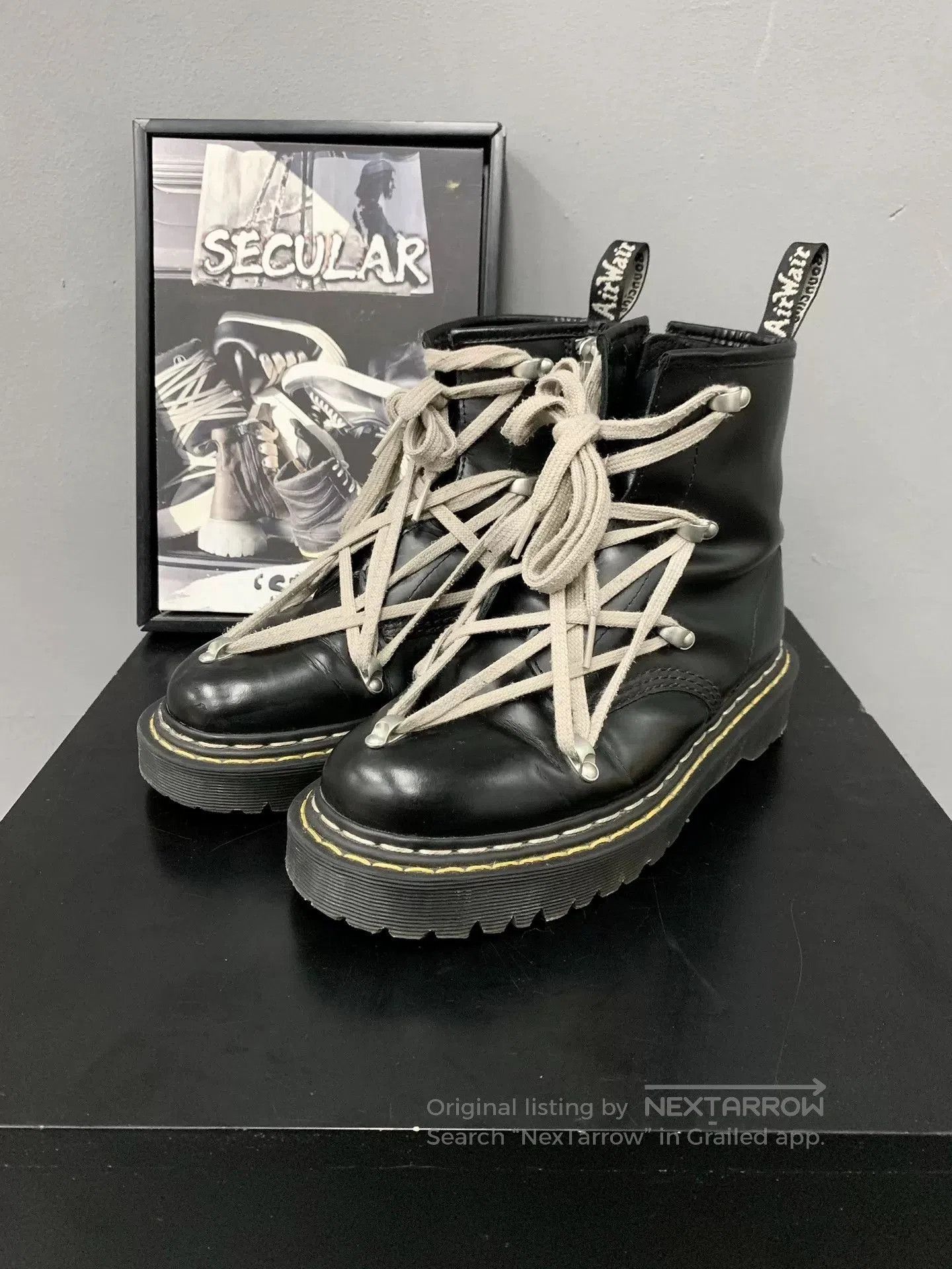 Rick Owens rick owens x dr.martens star short boots. Size US 6 / IT 36 - 1 Thumbnail