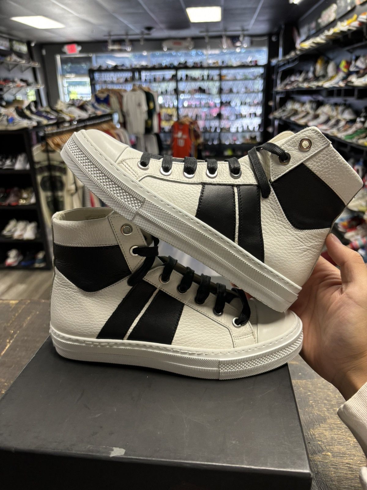 Amiri SIZE 4 AMIRI sunset sneakers white high top Size US 5 / IT 35 - 3 Thumbnail