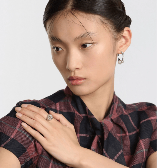 Dior o1w1db10126 R2331W Size : OS / Symbol Ring in Silver Size ONE SIZE - 5 Thumbnail