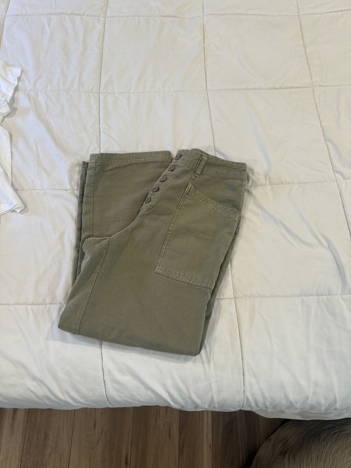 Lucky Brand Lucky Brand Olive High-Rise Pants Size 27" / US 4 / IT 40 - 3 Thumbnail