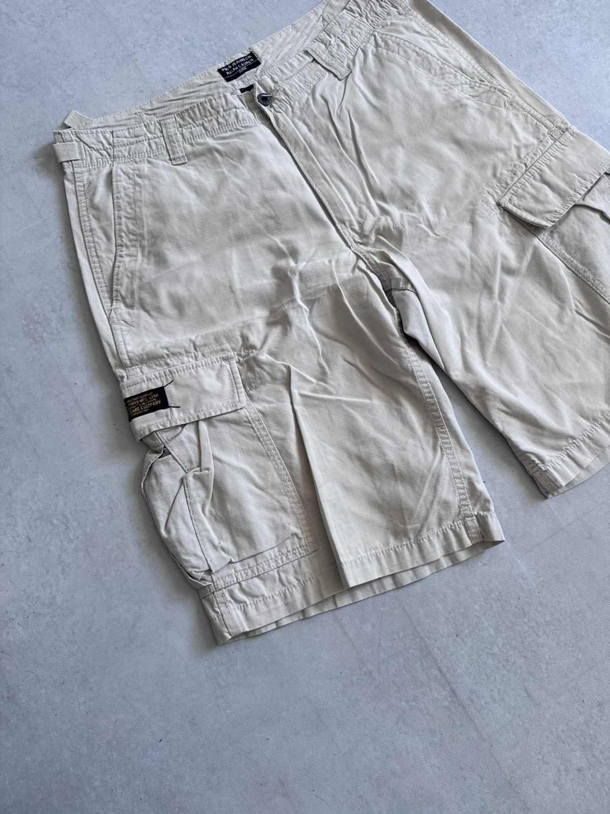 Other Vintage Polo Jeans CO. Ralph Lauren Aviator Baggy Y2K Shorts Size US 32 / EU 48 - 2 Thumbnail