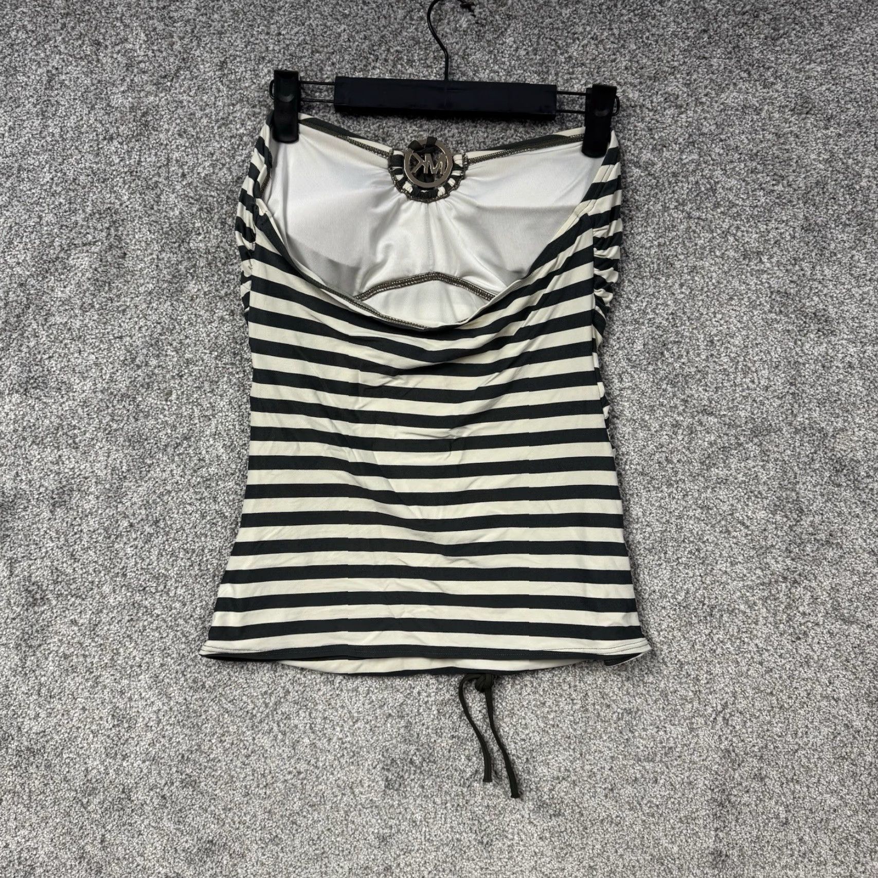 Michael Kors **Designer Michael Kors Black & White Striped M Tankini** User: Designer Michael Kors Black & White Striped M Tankini Size ONE SIZE - 6 Thumbnail