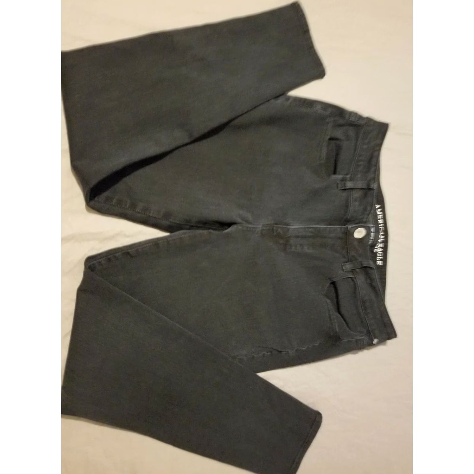 American Eagle Outfitters VINTAGE? No. American Eagle Outfitters Jeans - Womens Skinny Denim Black 12 Regular - Jeans, Pants, Jegging Size 34" / US 12 / IT 48 - 3 Thumbnail