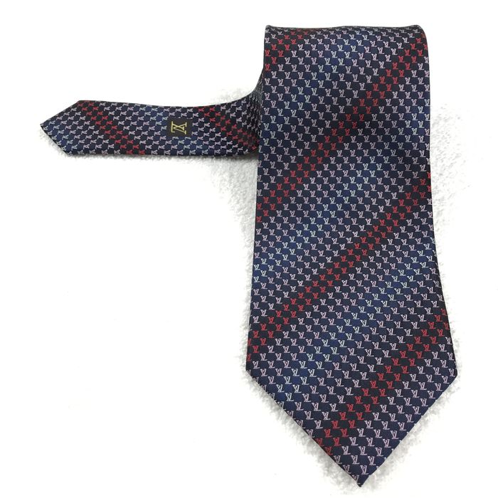 Louis Vuitton Louis Vuitton Monogram Silk Necktie Full Monogram | Grailed