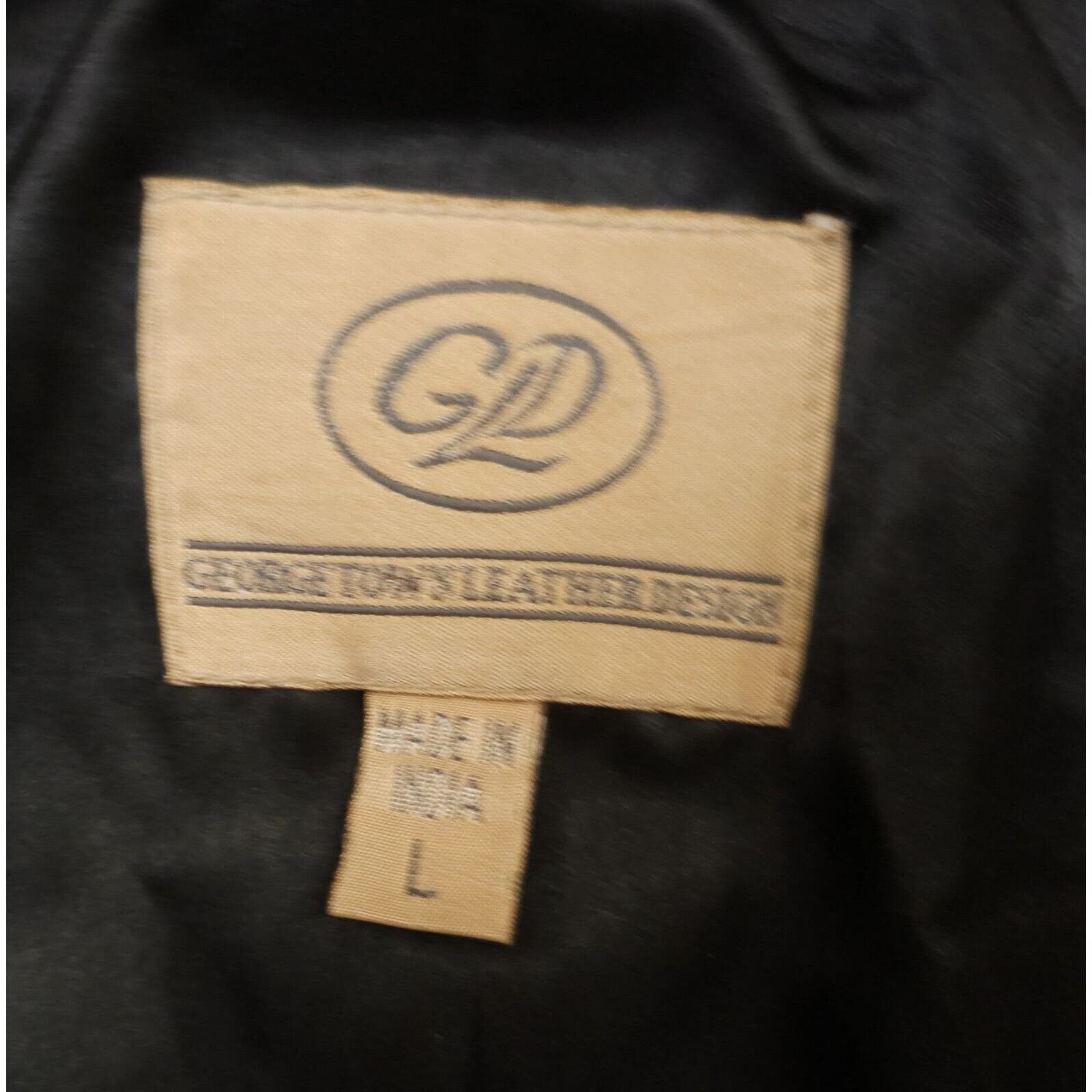 Vintage Georgetown Soft Leather Design Bomber Jacket Aviator