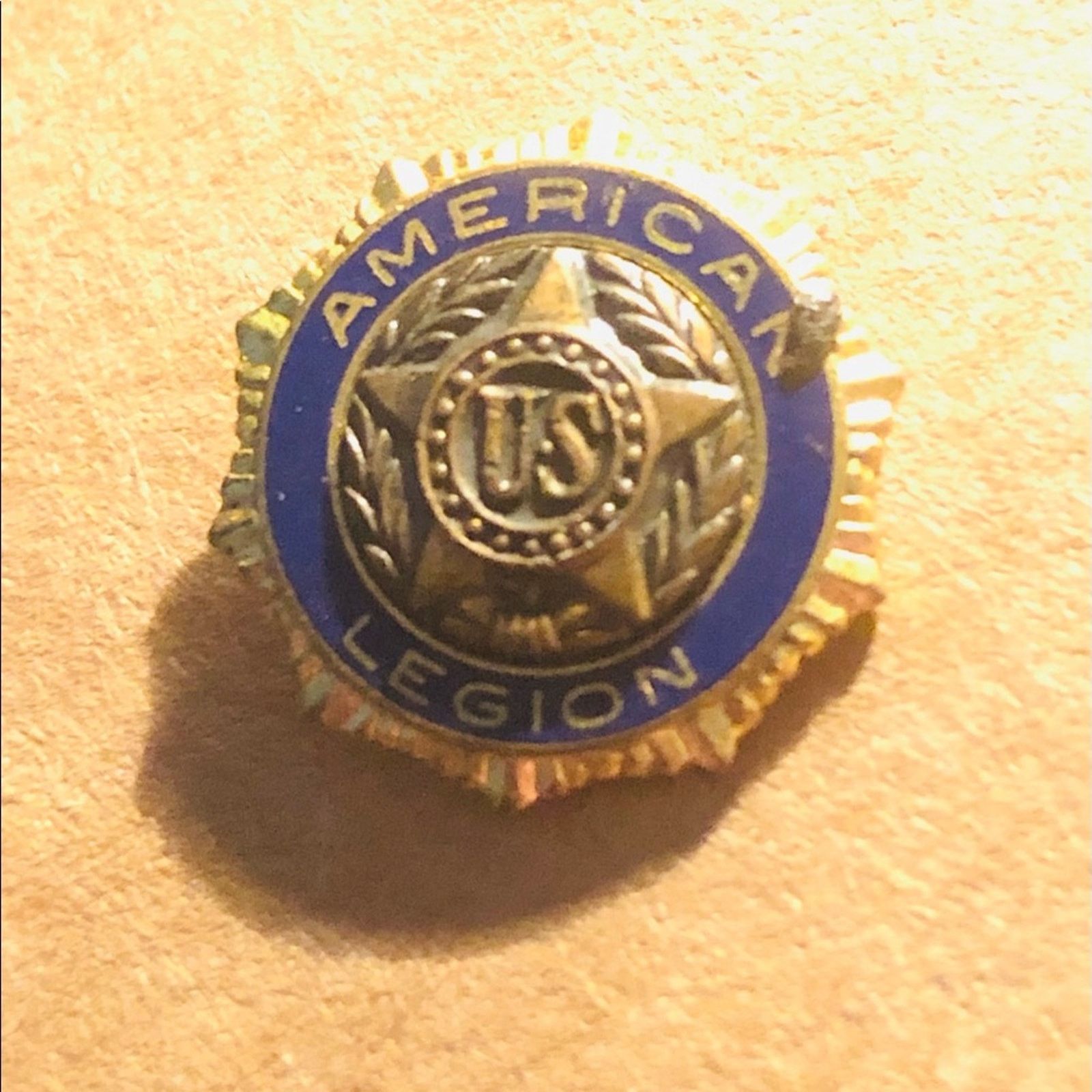 Other Antique 1866 American Legion suit uniform button cover Size ONE SIZE - 4 Thumbnail