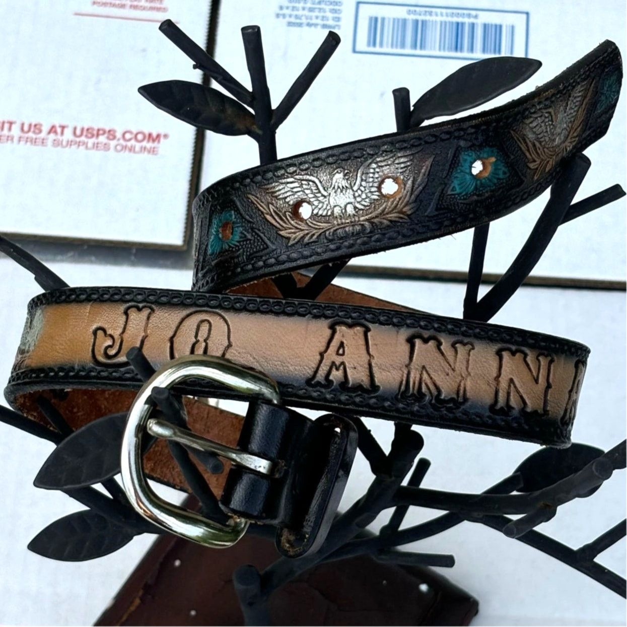 Other Silver & Black Jo Anna Belt Size ONE SIZE - 1 Thumbnail