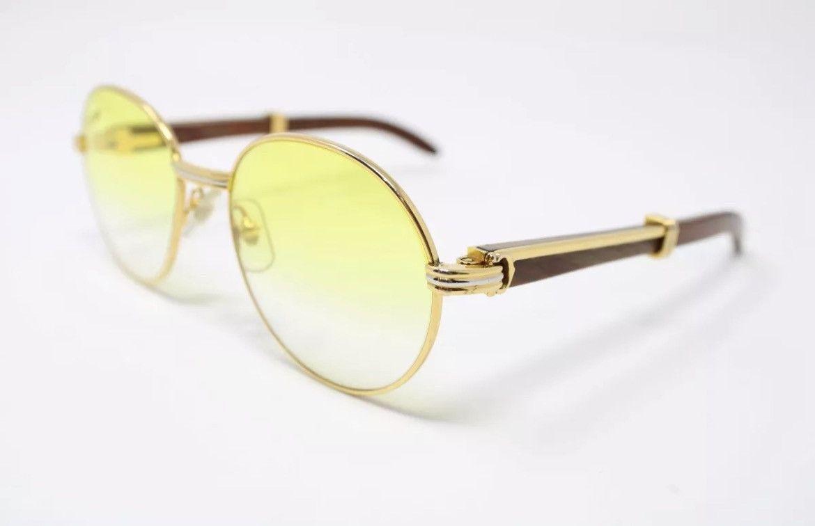 Cartier × Vintage Cartier Bagatelle Sunglassses Size 30 - 9 Thumbnail