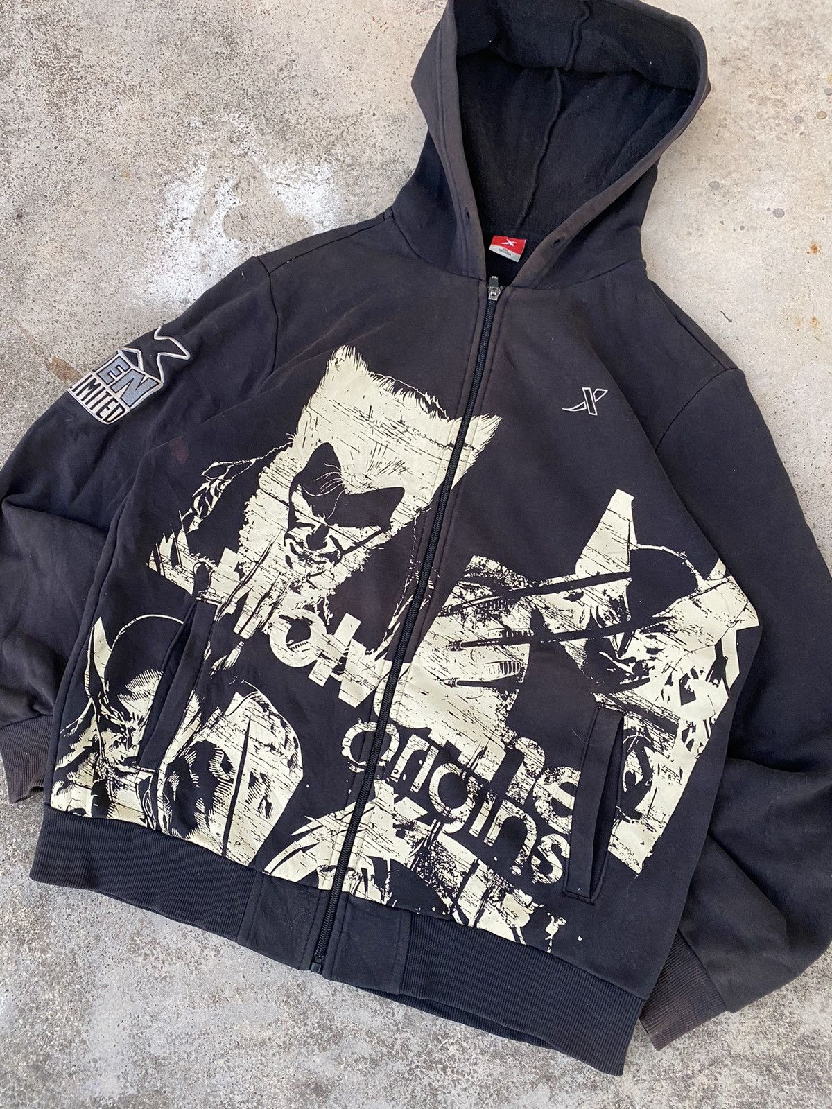 Marvel Comics × Vintage × Wolverine Vintage Distressed Marvel Wolverine Origins Hoodie Size US XL / EU 56 / 4 - 2 Thumbnail