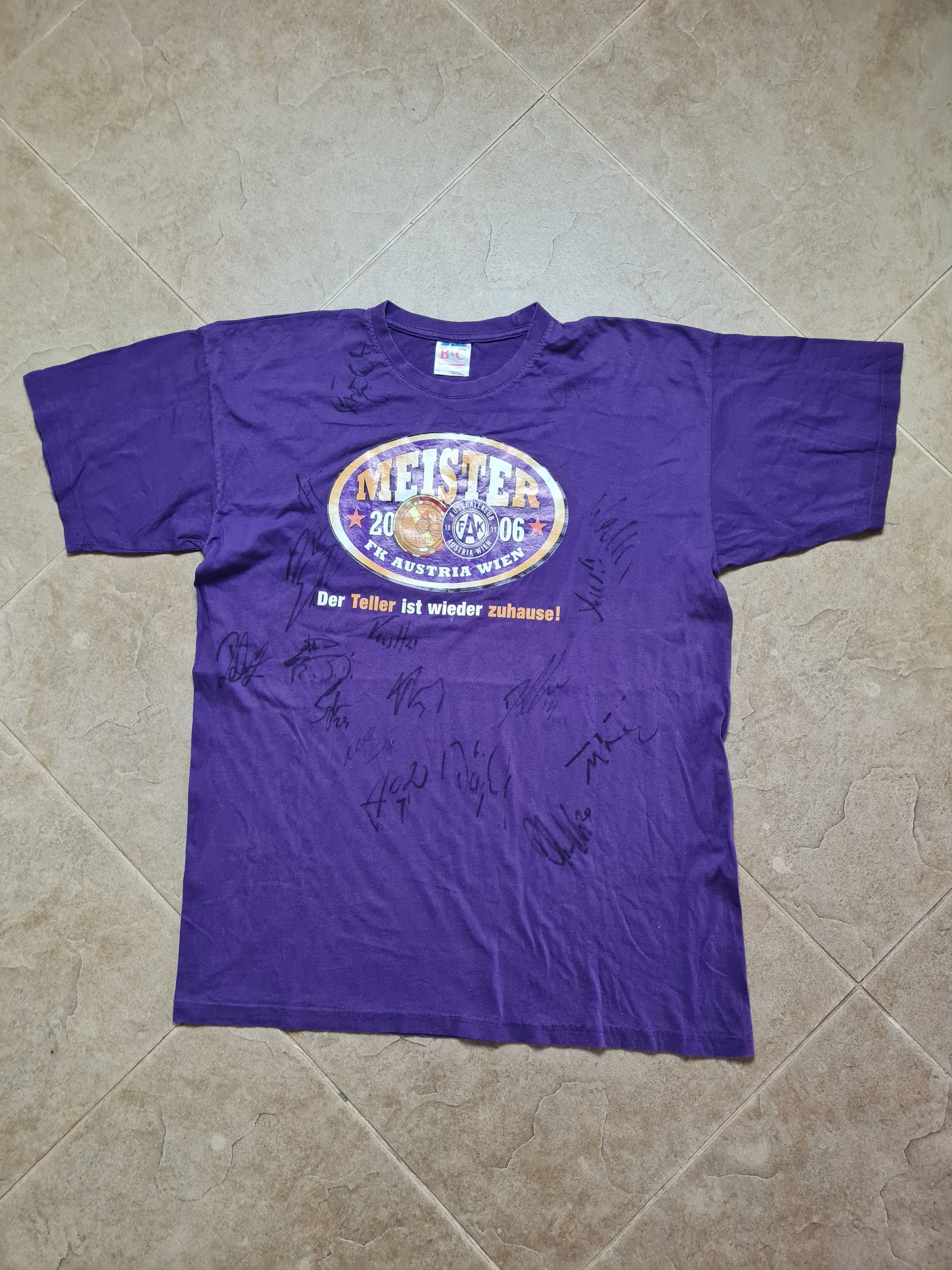 Vintage Jersey MEISTER 2006 FK AUSTRIA WIEN T-shirts