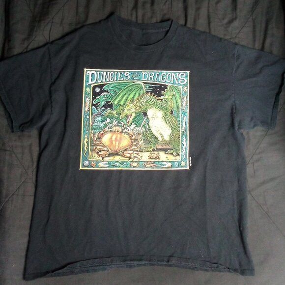 Other Ray Troll Dungies & Dragons Parody T-Shirt Size US XXL / EU 58 / 5 - 2 Thumbnail