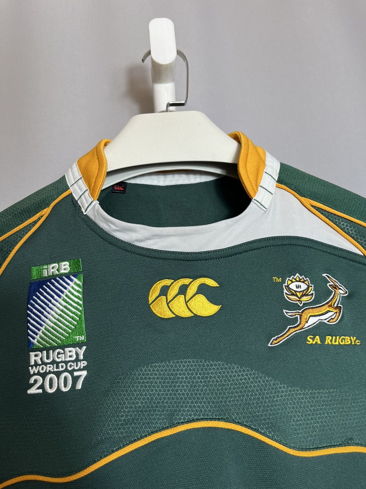 Canterbury of New Zealand South Africa irb rugby world cup 2007 champions jersey match Size US M / EU 48-50 / 2 - 4 Thumbnail