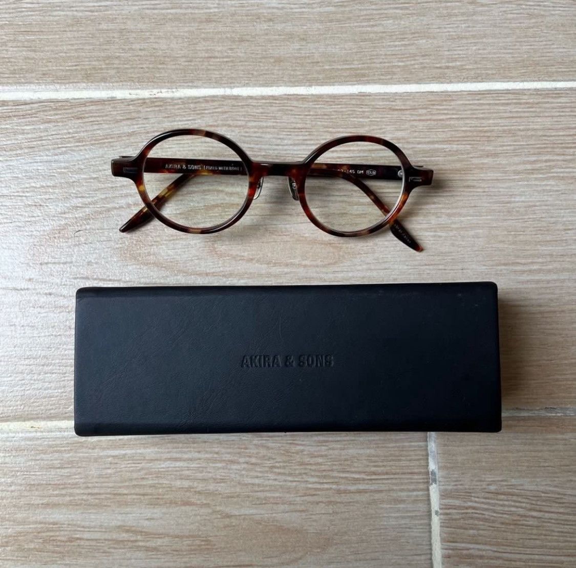 Japanese Brand Akira & Sons - Model : Rene Japanese Handmade Glasses Size ONE SIZE - 5 Thumbnail