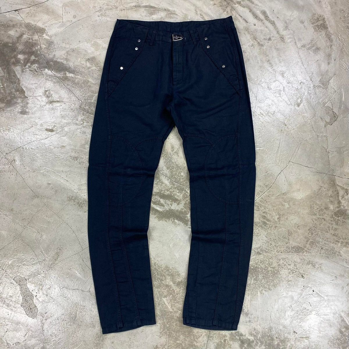 SS2012 Kim Jones Paneled Moto Trousers