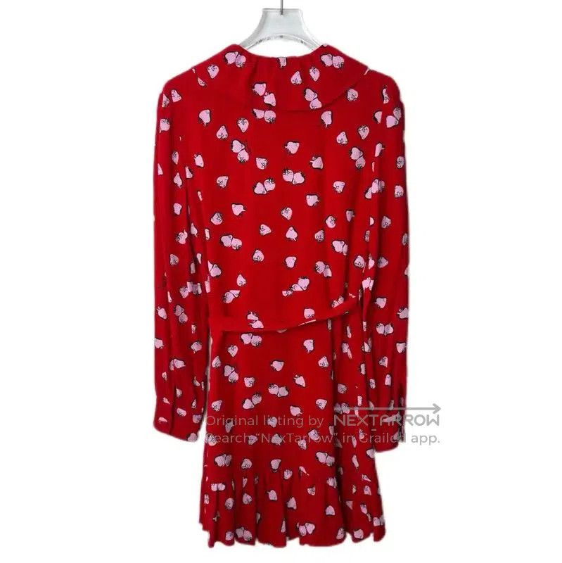 Miu Miu Miu Miu Red Cotton Blend Women's Dress . Size S / US 4 / IT 40 - 2 Thumbnail