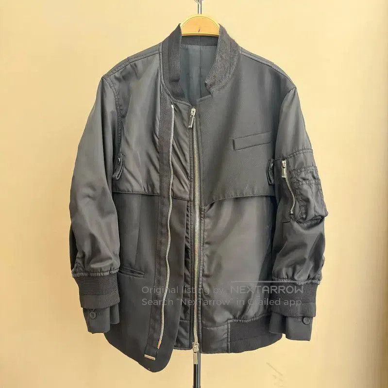 Dior Dior Black Nylon Men's Long Sleeve Jacket . Size US S / EU 44-46 / 1 - 1 Thumbnail