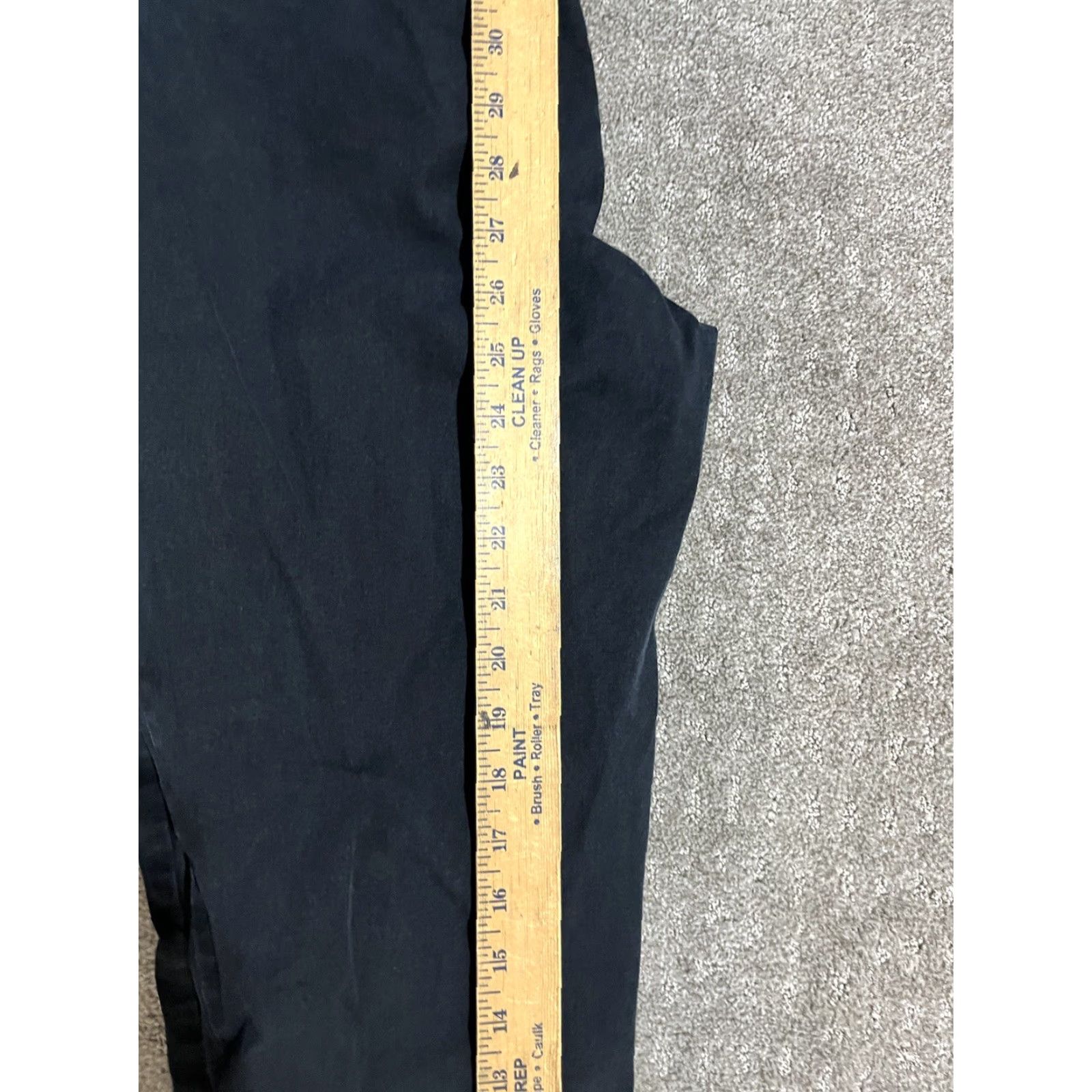 Old Navy Old Navy Womens Size 6 Pants Chino Straight Leg Twill Black 100% Cotton Pockets Zip Mid Rise Casual Regular Inseam 27 Vintage: No Size 28" / US 6 / IT 42 - 7 Thumbnail