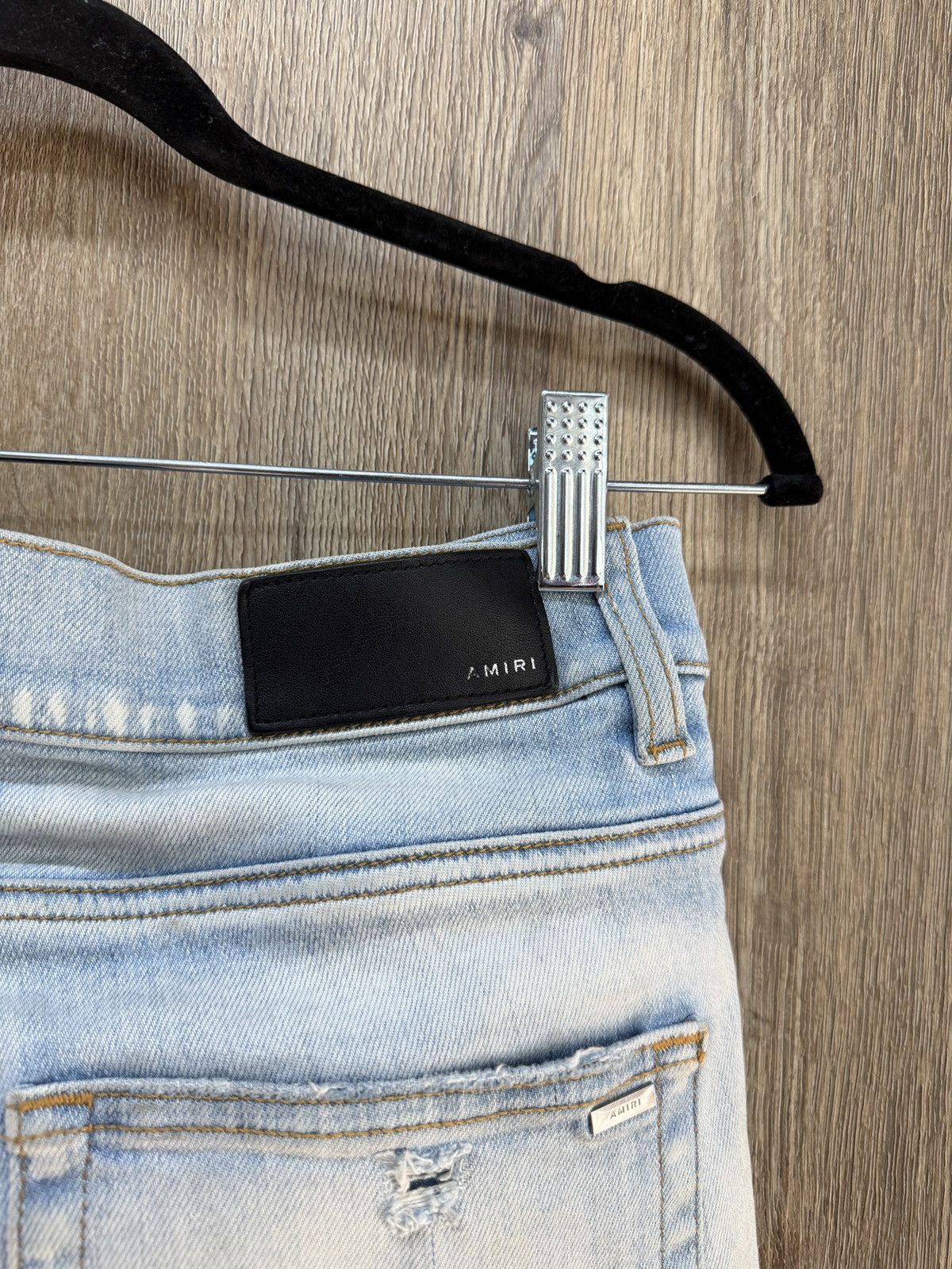 Amiri Amiri Blue MX1 Camo Denim Jeans Size US 31 - 10 Thumbnail