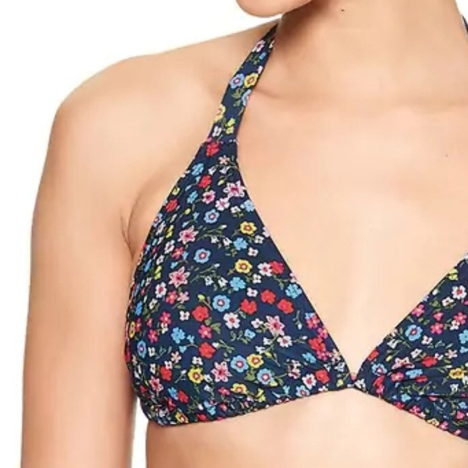 Gap GAP Floral Mix Triangle Bikini Top Size M / US 6-8 / IT 42-44 - 2 Thumbnail