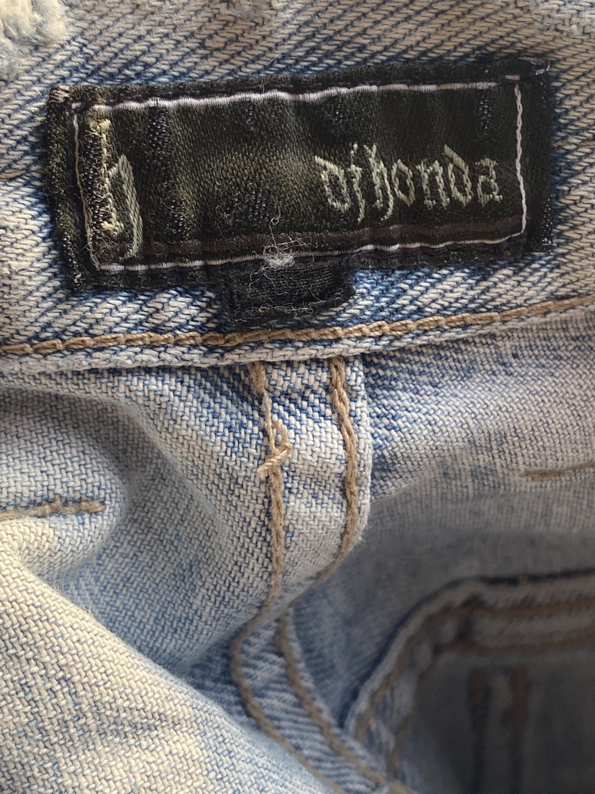 Japanese Brand Vintagw Japanese Brand DJ Honda Light Wash Baggy Jeans Size US 32 / EU 48 - 15 Thumbnail