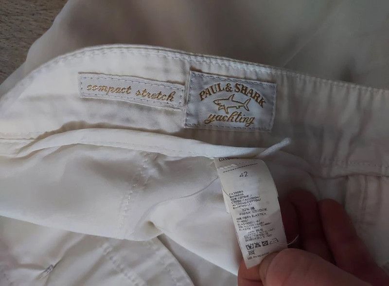Paul & Shark Paul & Shark white cropped pants 10 Size 28" / US 6 / IT 42 - 5 Thumbnail