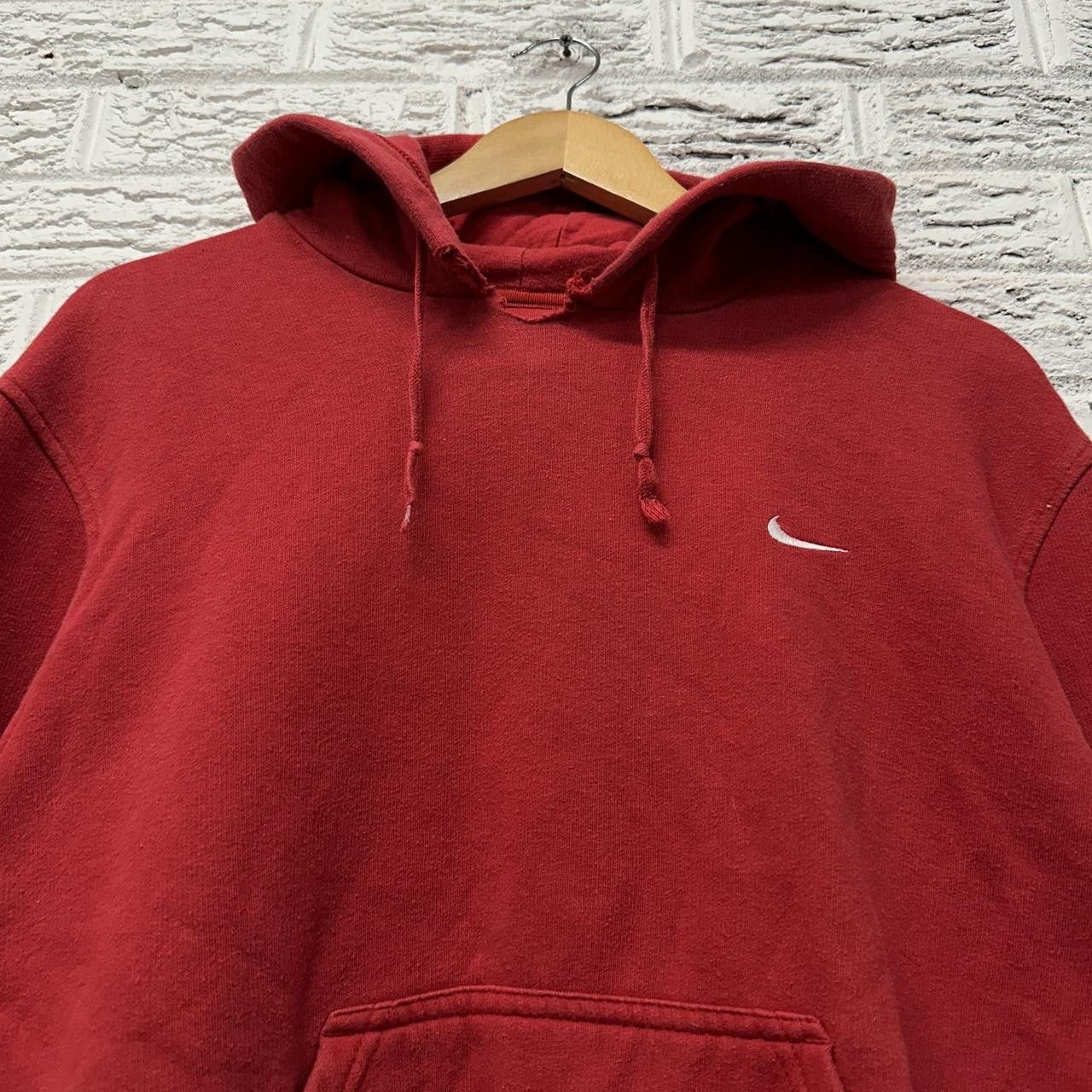 Nike × Vintage Y2K Nike Sweatshirt Hoodie Red Men’s Medium Size US M / EU 48-50 / 2 - 2 Thumbnail
