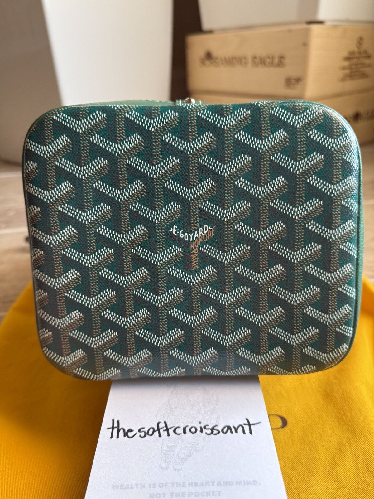 Goyard Goyard Petit Flot Bucket Bag Green Size ONE SIZE - 6 Thumbnail