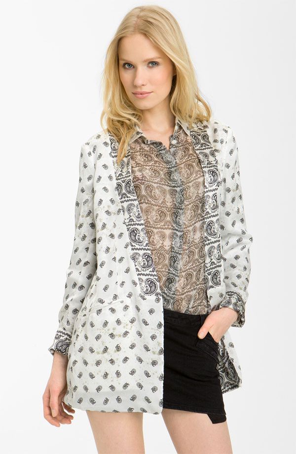 Balmain PIERRE BALMAIN reversible bandana silk blazer IN WHITE Size M / US 6-8 / IT 42-44 - 5 Thumbnail