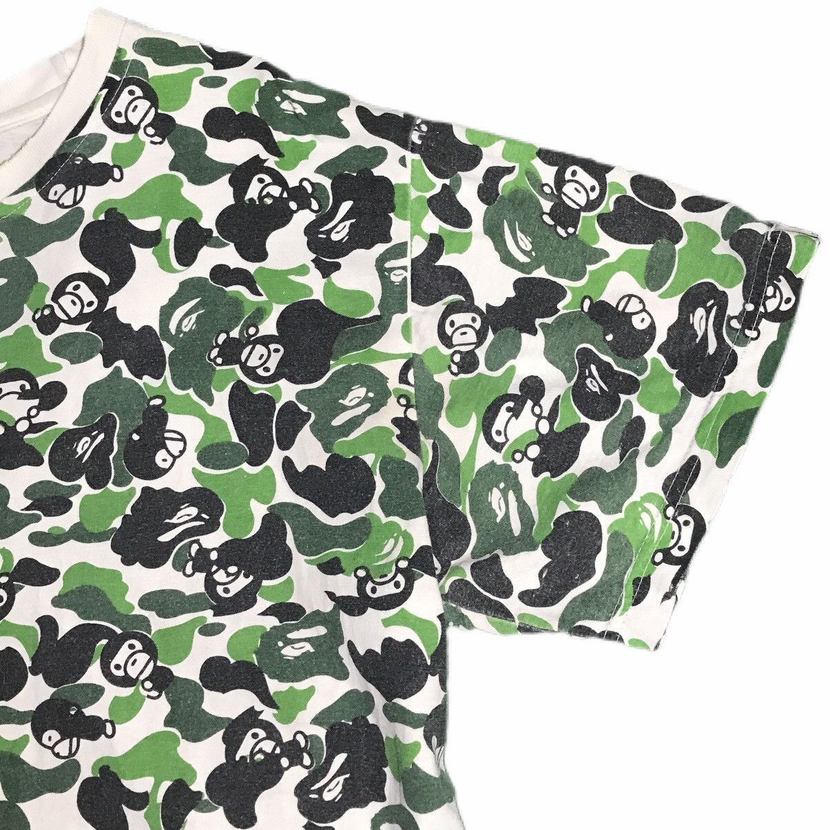 Bape × Vintage bape abc green camo t-shirt Size US L / EU 52-54 / 3 - 5 Thumbnail
