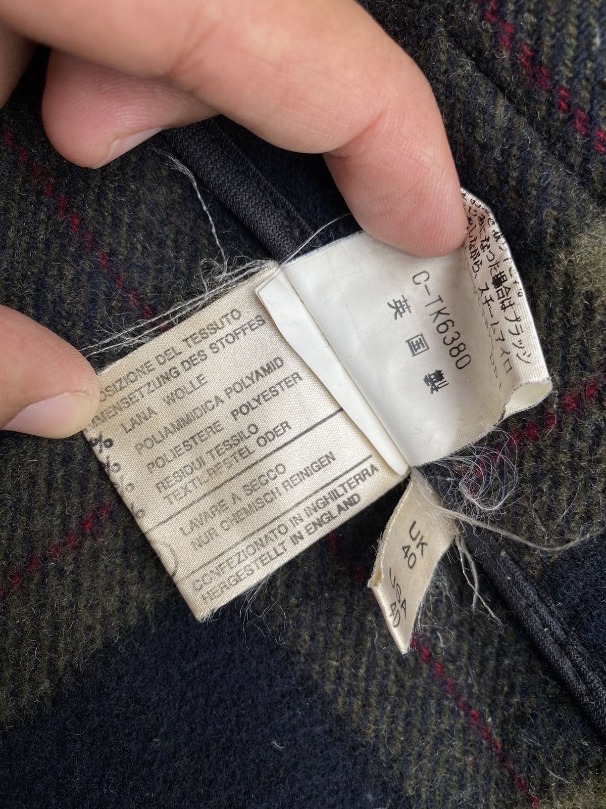 Original Montgomery × Vintage The Montgomery Duffle Coat Made in England Wool Jacket. #E2 Size US L / EU 52-54 / 3 - 8 Thumbnail