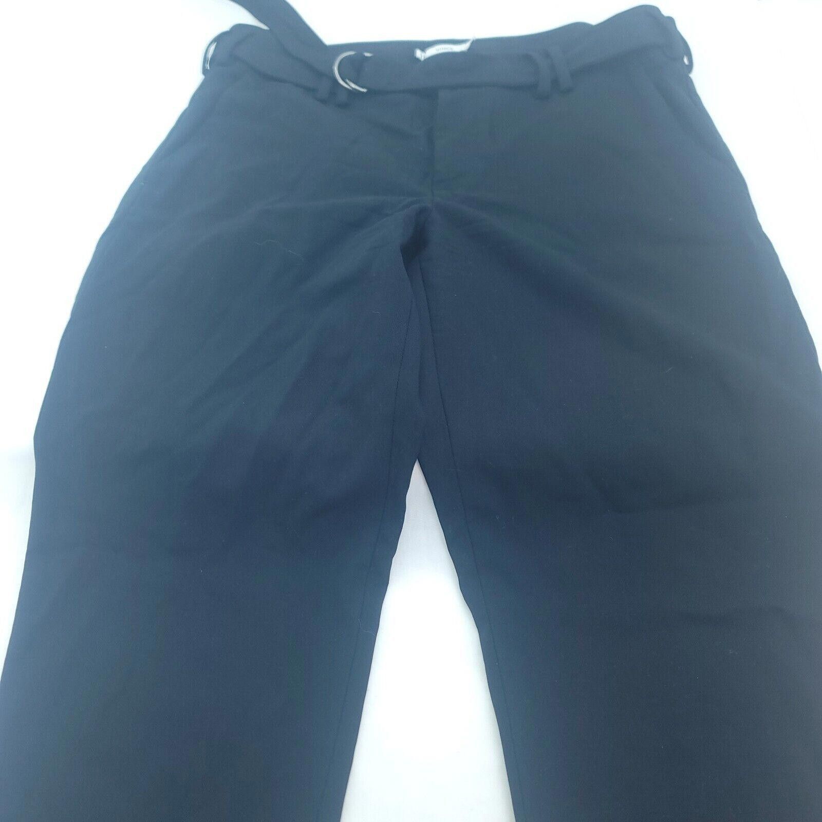Vince Vince Women's Size 4 Black Dress Jogger Pants Belted Waist Size 27" / US 4 / IT 40 - 1 Thumbnail