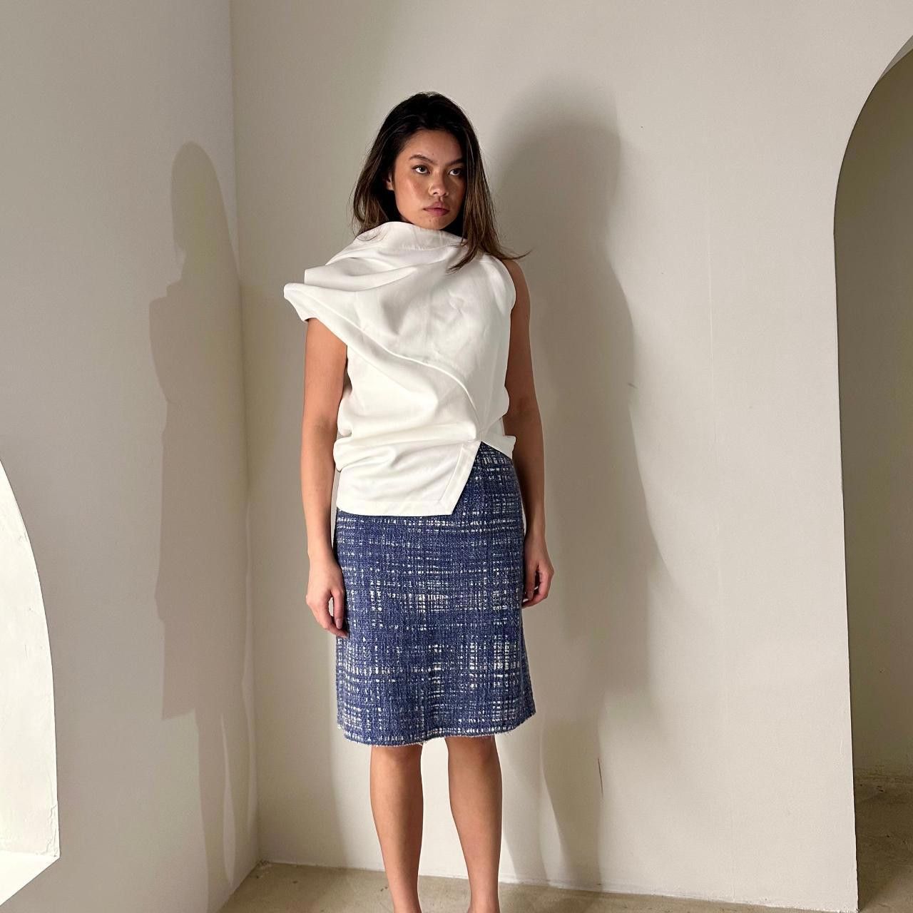 Issey Miyake Issey Miyake BNWT Cacoon Assymetrical Warped Top Size S / US 4 / IT 40 - 5 Thumbnail